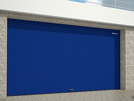 Секционные ворота DoorHan серии RSD01 BIW Ш=2500, В=2000, цвет Синий
